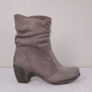 New! NAOT Modesto Slouchy Heeled Mid-Calf Booties